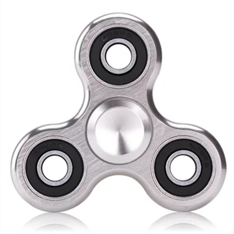 70mm Triângulo Dedo Liga De Alumínio Metal Spinner R188 Rolamento Brinquedo De Descompressão