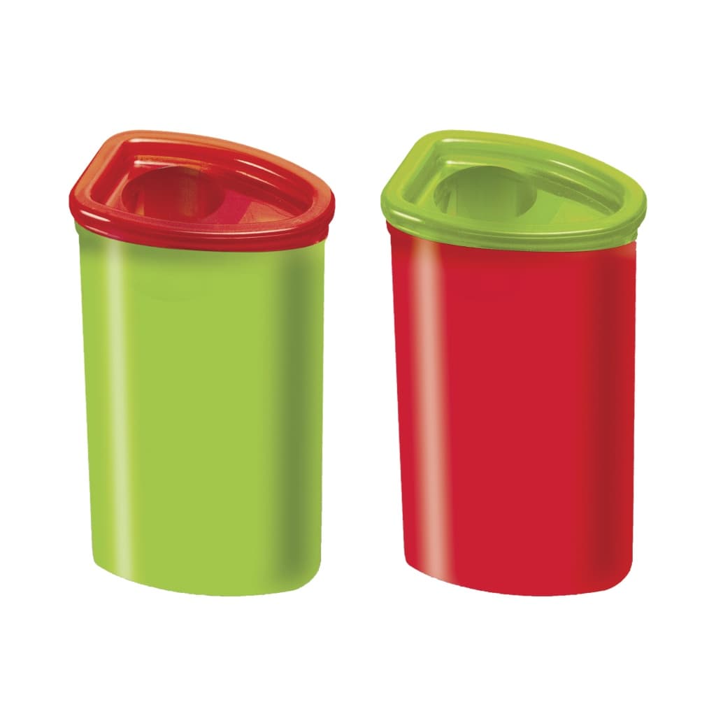 Kit 2 Apontadores Faber-castell Jumbo Com Depósito Grosso