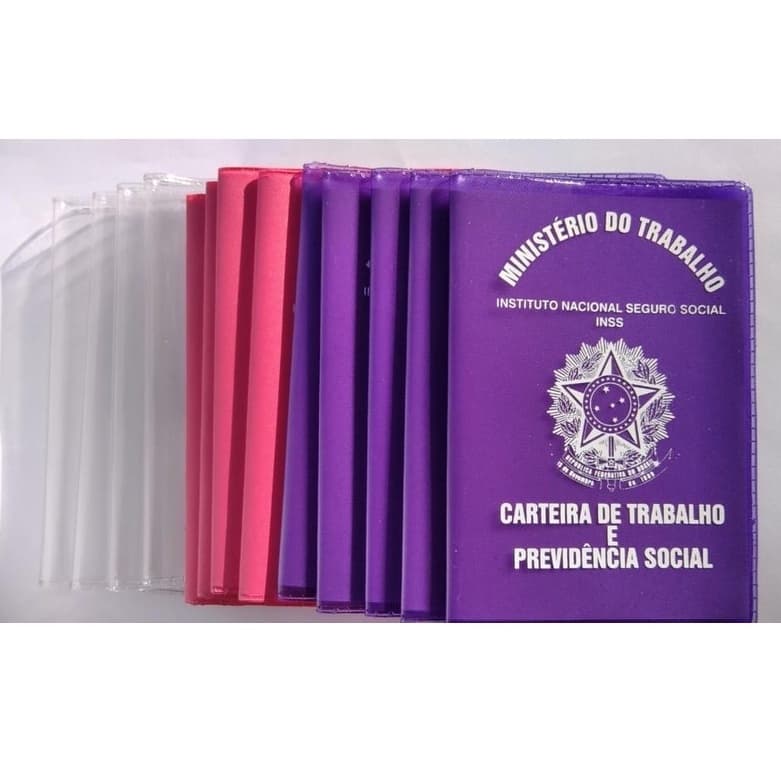 capa de carteira de trabalho