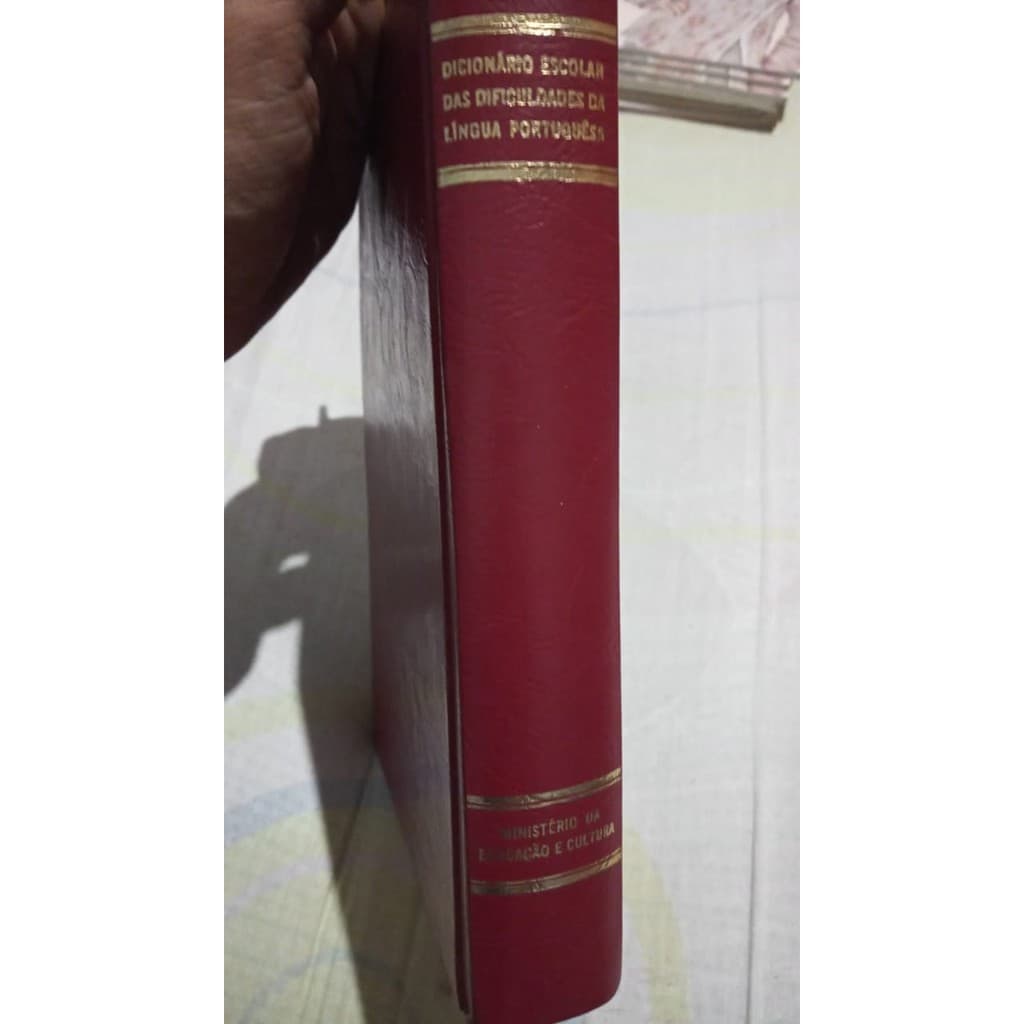 DICIONÁRIO ESCOLAR DAS DIFICULDADES DA LÍNGUA PORTUGUÊSA - LIVRO