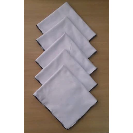 Kit com 10 Fraldas de Boca Malha Branca Dupla 100% Algodão Super Macia Absorvente Com Bico Picueta