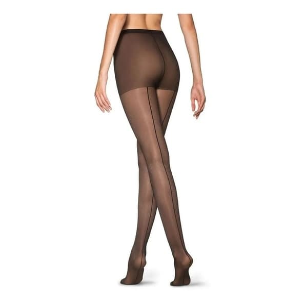 Meia Calça Feminina Risca Atrás Fio 15 Loba