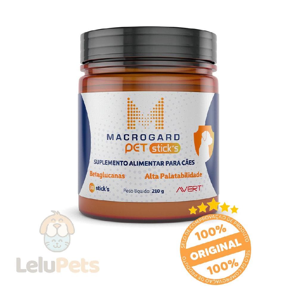 Macrogard Suplemento Alimentar Para Cães 30 Stick's Avert