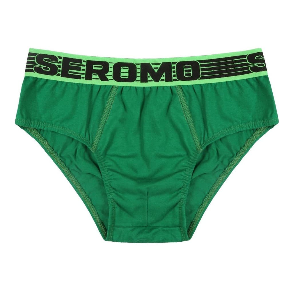 Kit 5 Cuecas Slip Masculina Algodão Normal Cós Elástico