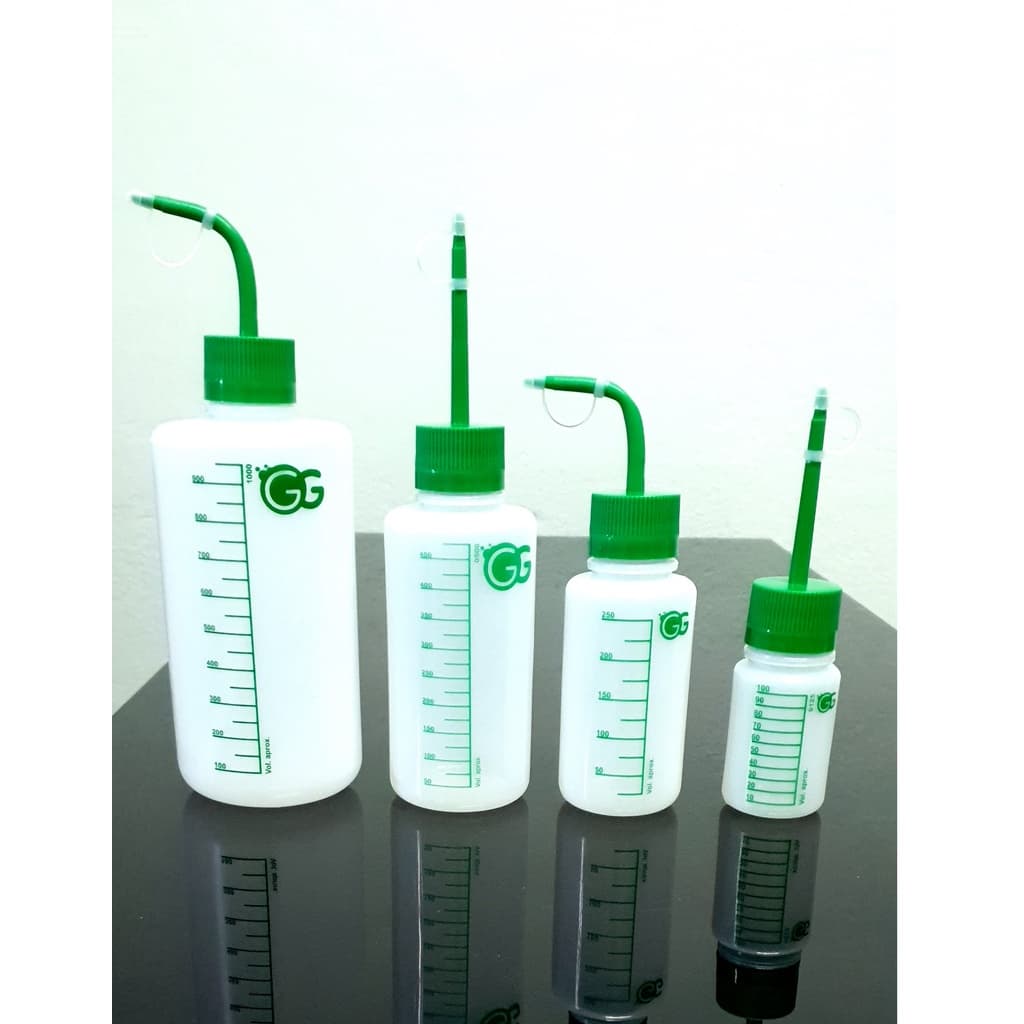 Pisseta Plástica Graduada - Almotolia - Frasco Plástico - Diversos Tamanhos