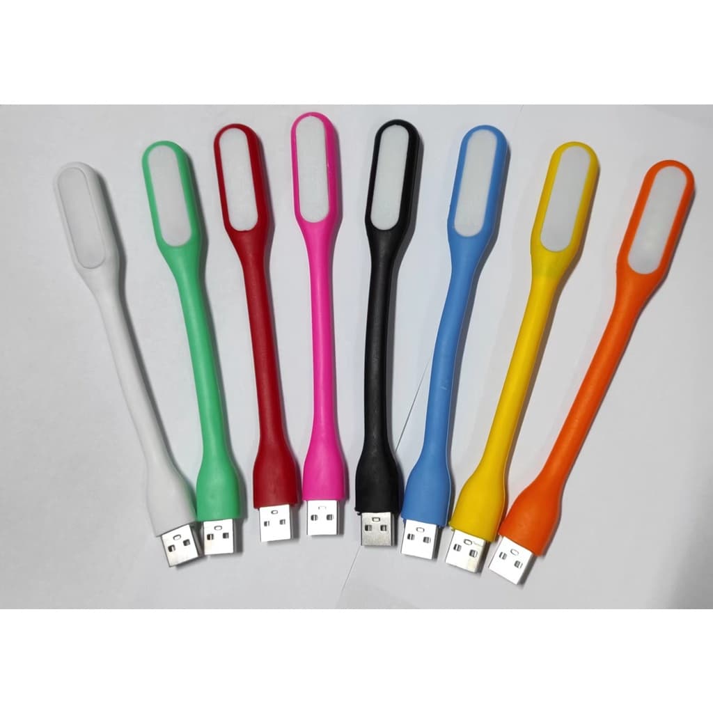 kit 2 unidade  Mini Luz Led Luminária Notebook Usb Flexível  cor aleatória