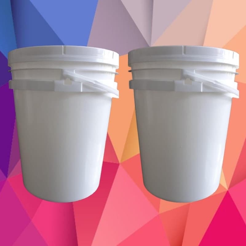 Balde Alça Plastica para papinha   - Kit 02 Peças