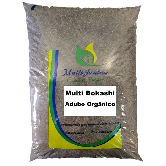 10kg Multi Bokashi Adubo Orgânico Orquídeas Hortaliça Flores