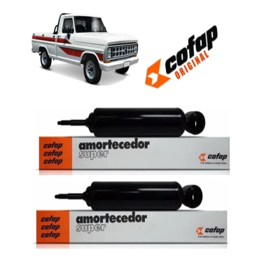 Par Amortecedor Dianteiro F1000 79 80 81 82 83 84 85 86 87 88 89 Original Cofap Novo