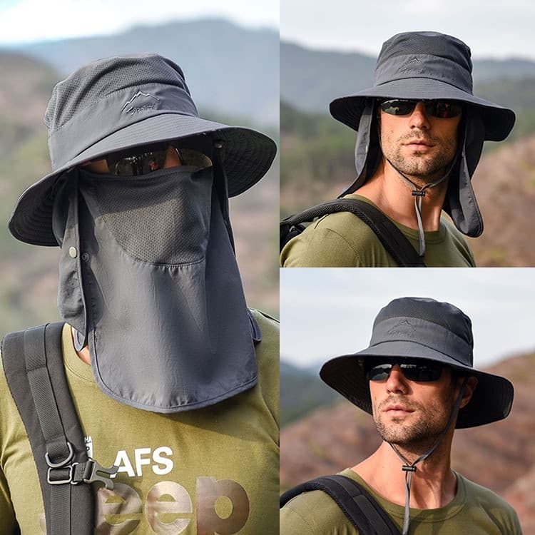 Chapéu De Pescador Masculino E Feminino De Verão Para Esportes Ao Ar Livre Proteção Solar De Pesca Respirável Facial