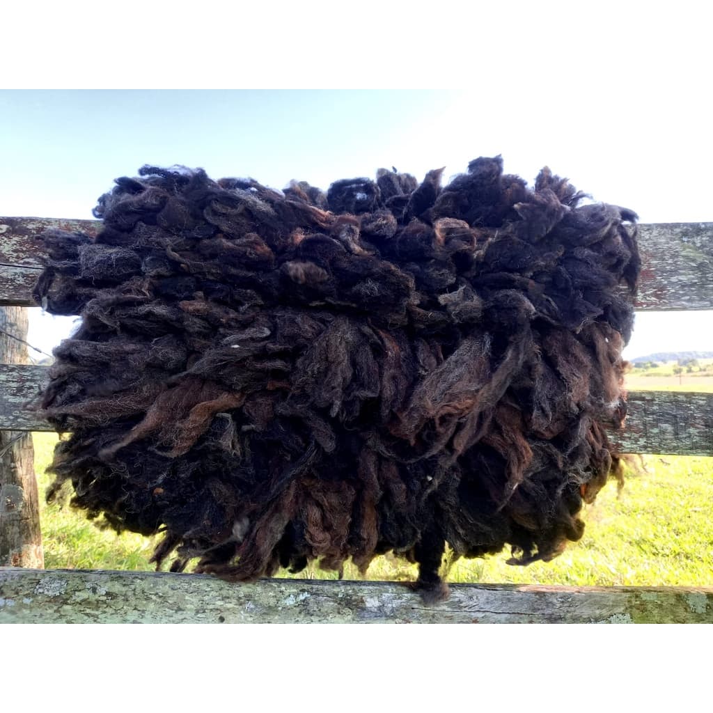 Cochonilhode Lã Pelego coqueiro xergão BMT Preto NATURAL não é tingido  REF:02SL