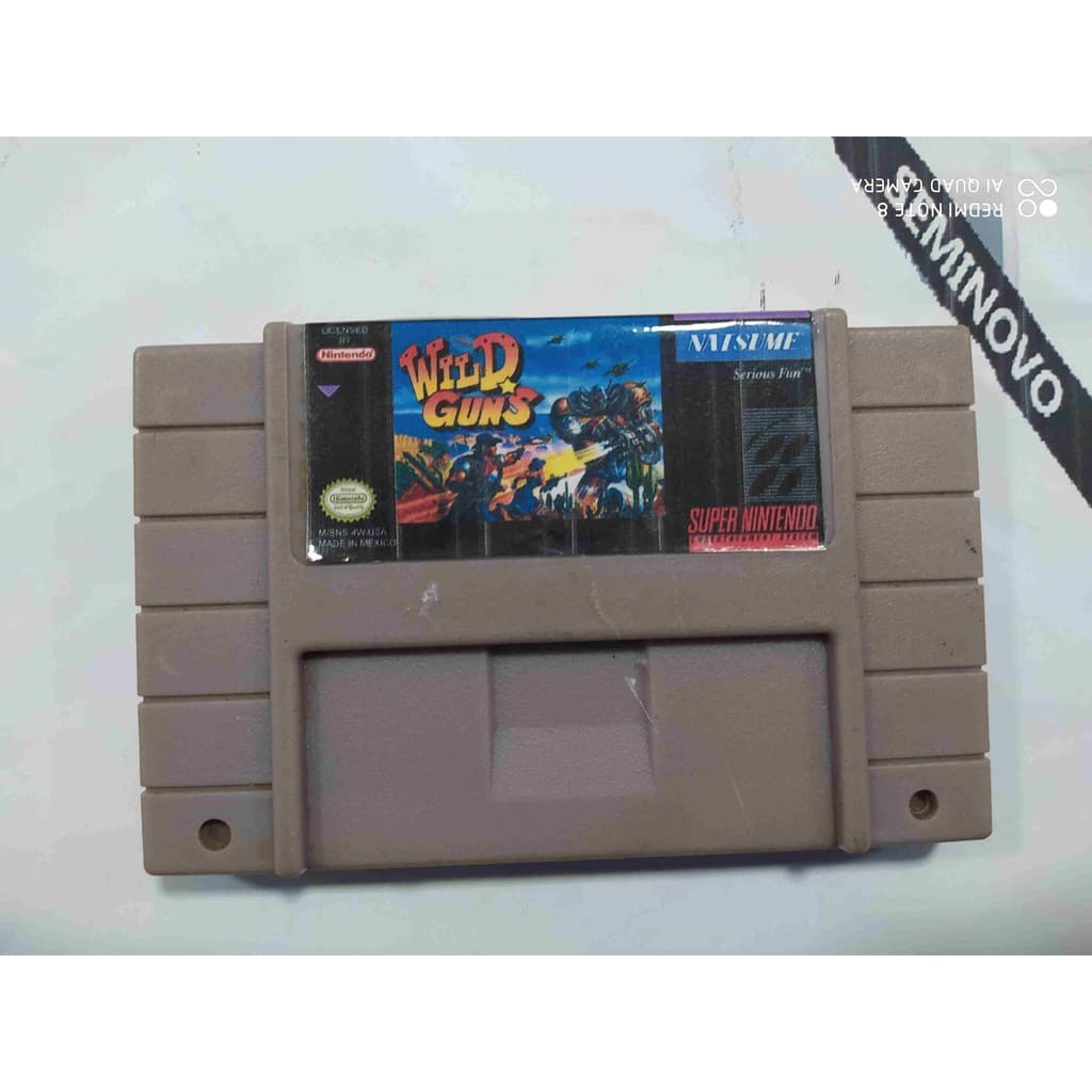 Cartucho De Super Nintendo Wild Guns