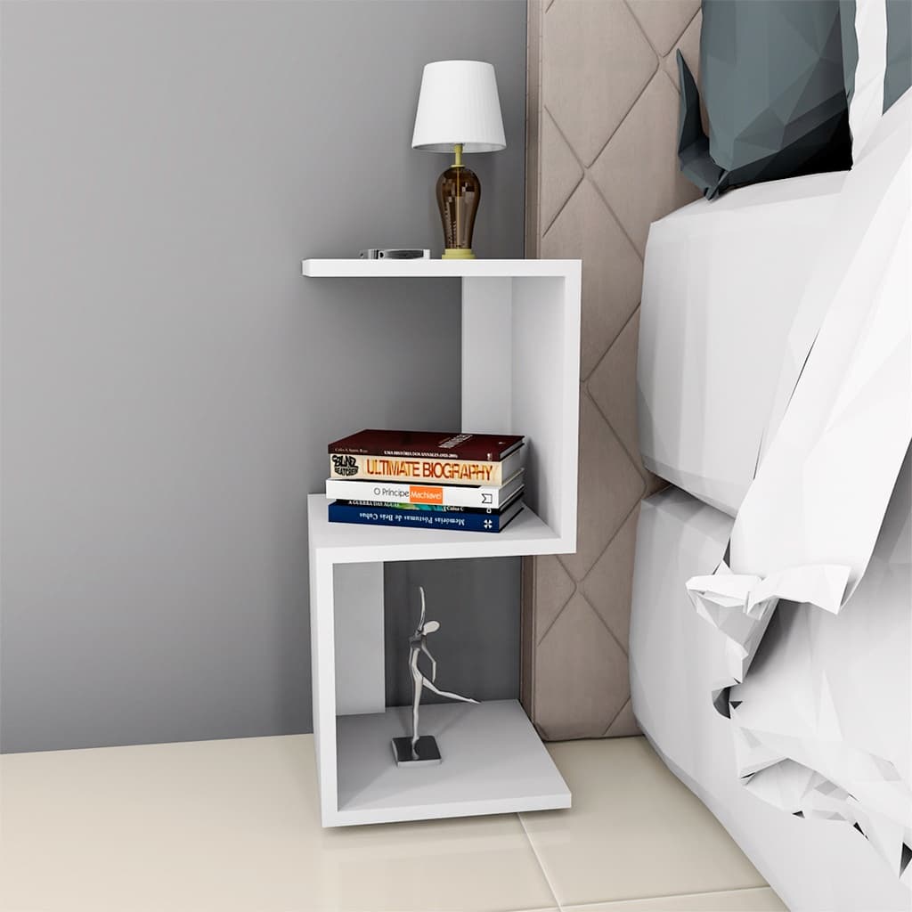 Mesa de Cabeceira Decorativa modelo S / Z para Quarto