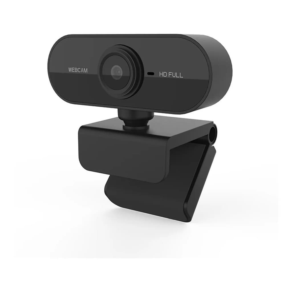 Webcam Usb Com Microfone  Full Hd 1080p Plug in Play Preto