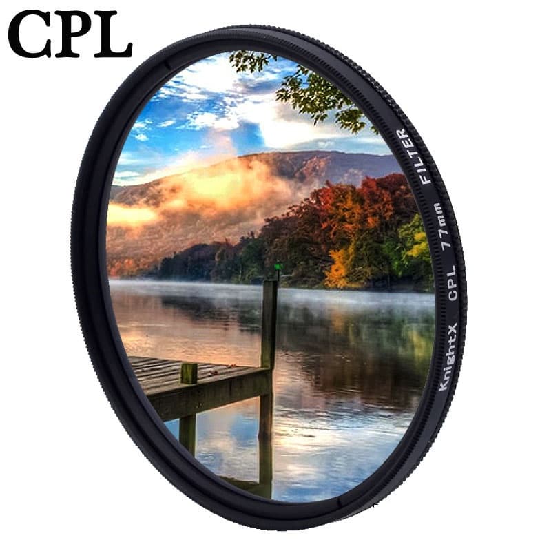 Knightx cpl Polarizer  Camera Lens Filter  49mm 52mm 55mm 58mm 62mm 67mm 72mm