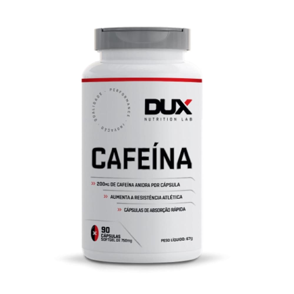 Cafeína 100% Pura 90 caps - Dux Nutrition (Termogênico)