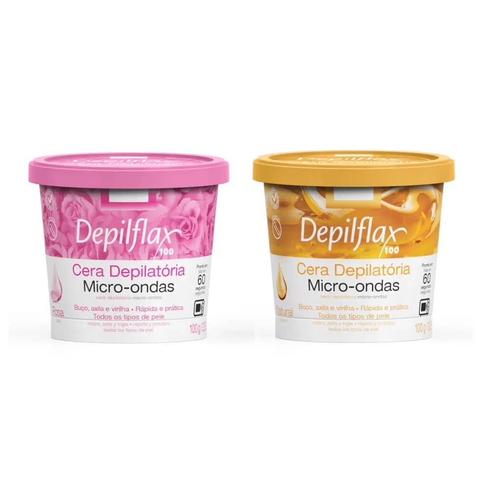 Cera de Micro-ondas Depilflax Natural