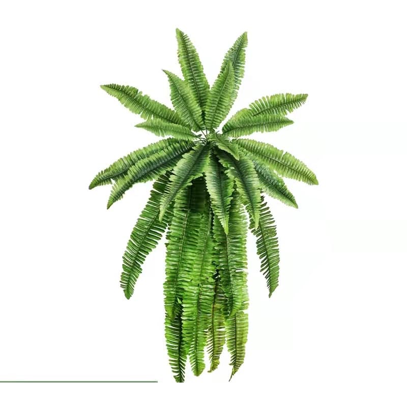 Samambaia de Folhagem Artificial 92cm Planta para Parede/Vaso De Decoração FL-2120