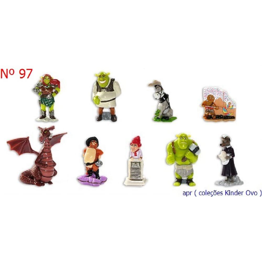 Kinder Ovo - Coleção Completa - Shrek 4