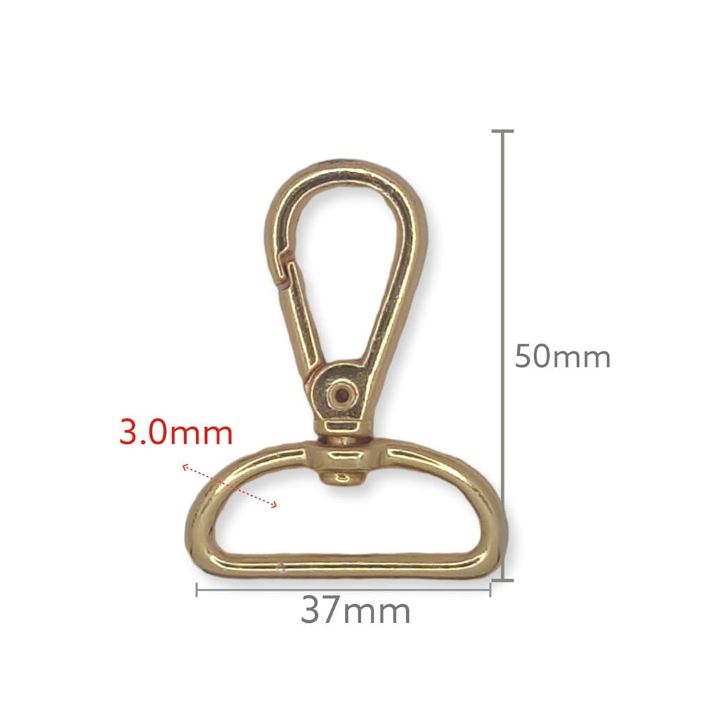 10 Mosquetão Luxo Dourado, prata, grafite ou ouro velho para alças 30mm para Bolsas Mochilas Artigos Costura