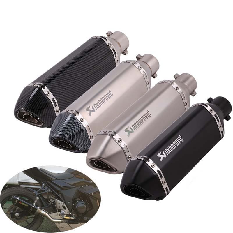 Silenciador De Escape Akrapovic Universal De 38-51mm Com Silenciador De Escape Db Killer