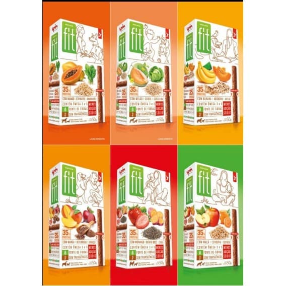 Kit 6 Petiscos Bifinhos Para Cães Spin Pet Onebyone Gourmet Fit Stick 50 Gr