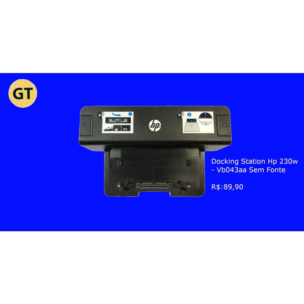 Docking Station Hp 230w - Vb043aa sem fonte