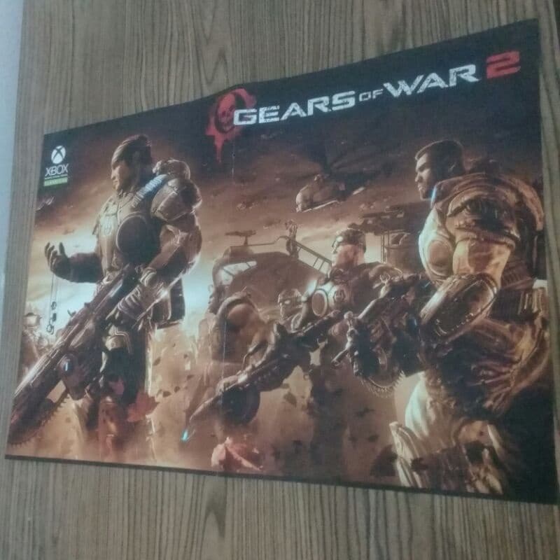 pôster em papel couché 150g Gears of War + Fortnite