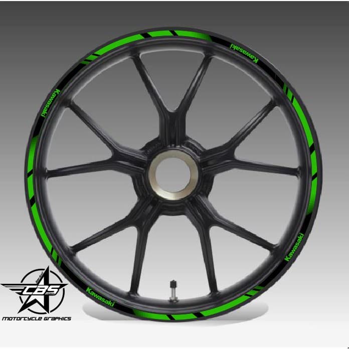 Frisos de Roda Ninja 250/300/400 verde