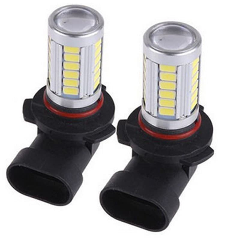 2pcs 12v 33 Leds 9006 Hb4 Led Lâmpada de faróis de nevoeiro 5730SMD