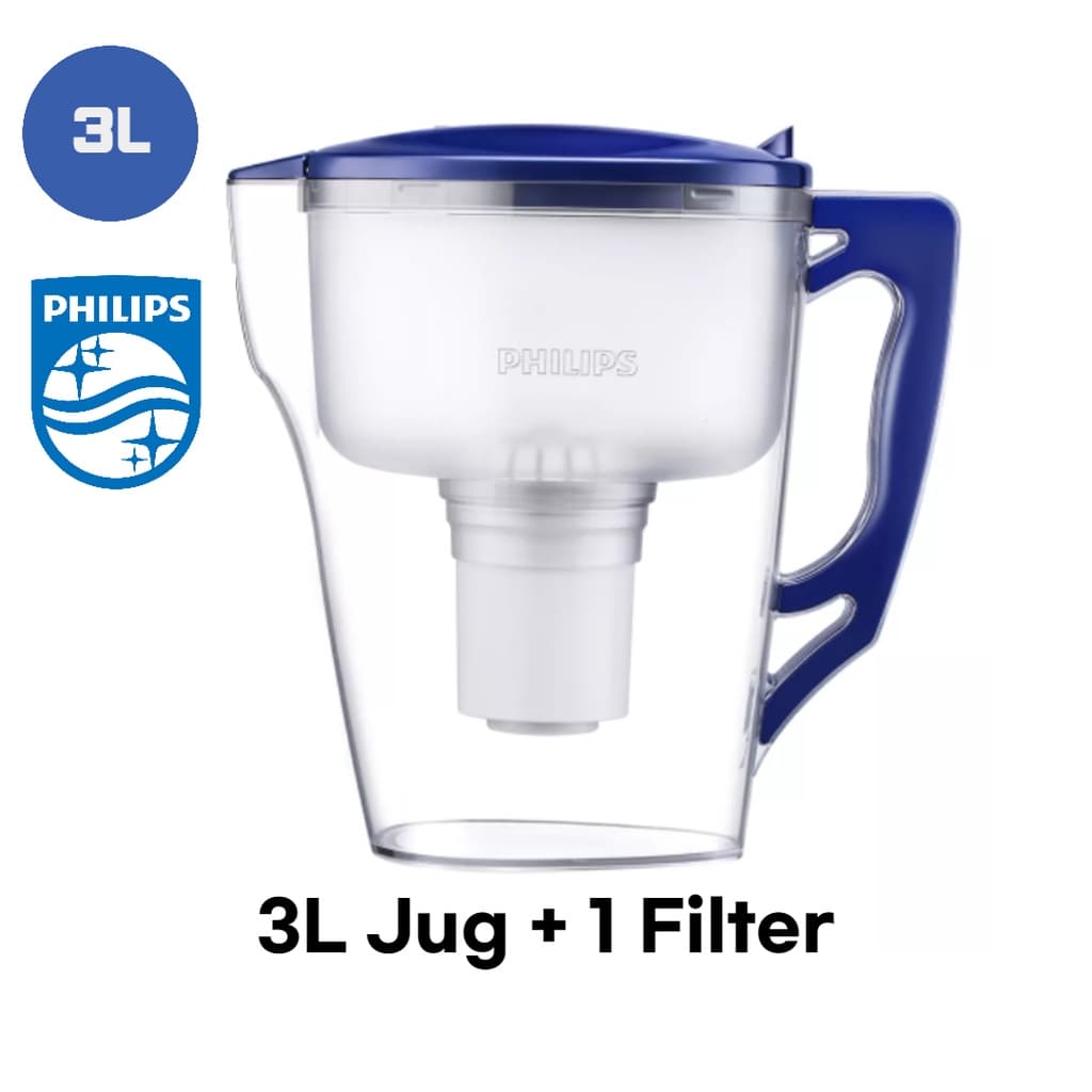 PHILIPS AWP2921 3L Purificador de Pitcher de Água Cartão de Cartuchos + Filtro