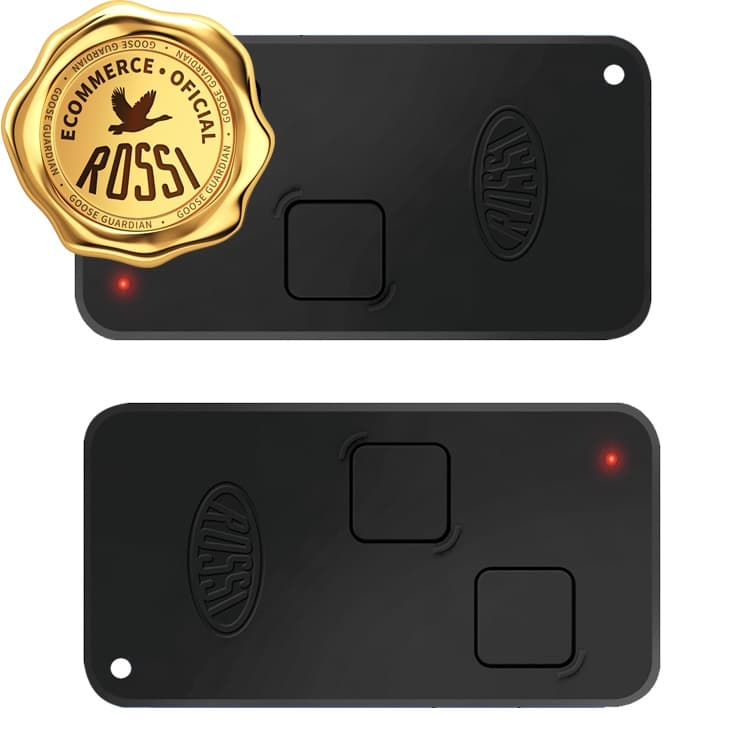 Kit 2x Controle Remoto Rossi Ntx 433mhz P/ Motor Dz Nano Atto Dz3 Dz4 Bv Portão Eletrônico