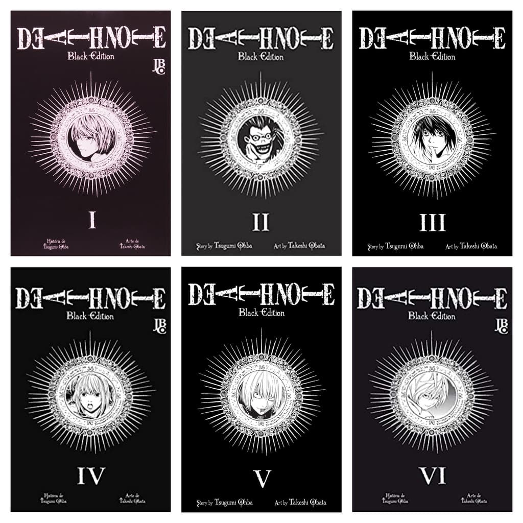 Mangá Death Note Edição de Luxo Vol.1 ao Vol.6( Novo - Lacrado)