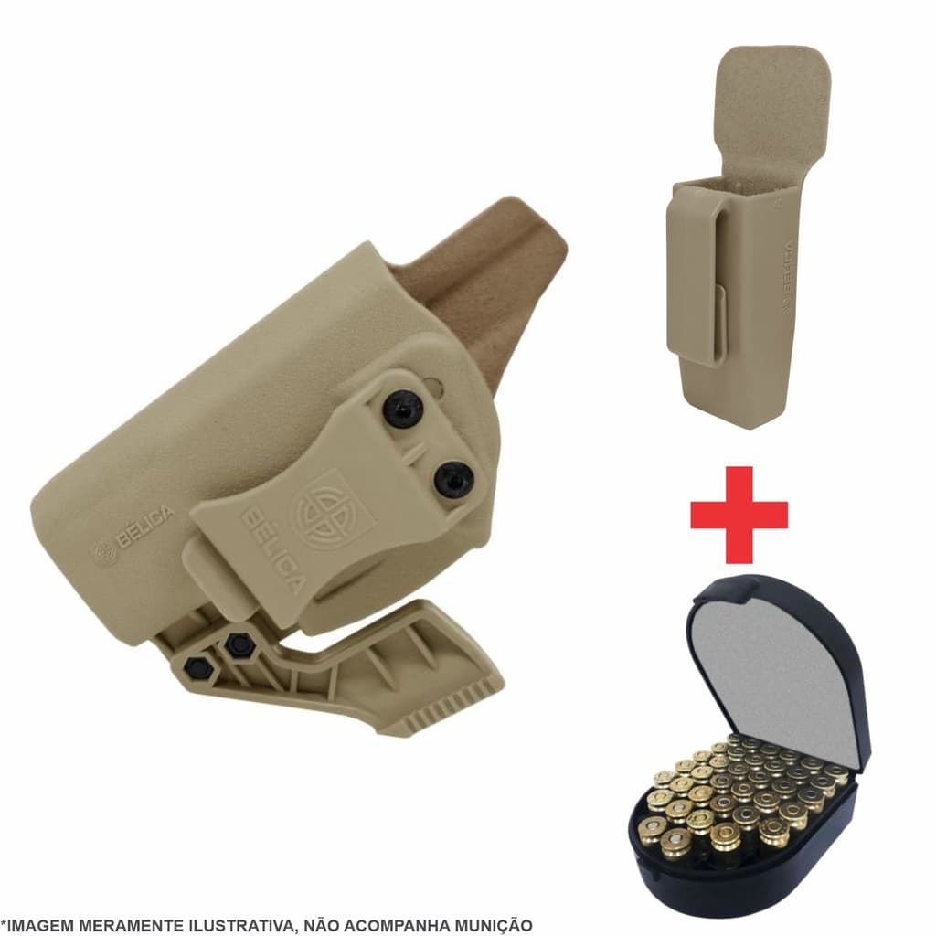 Kit G2C + Porta Carregador Velado + Porta Munição