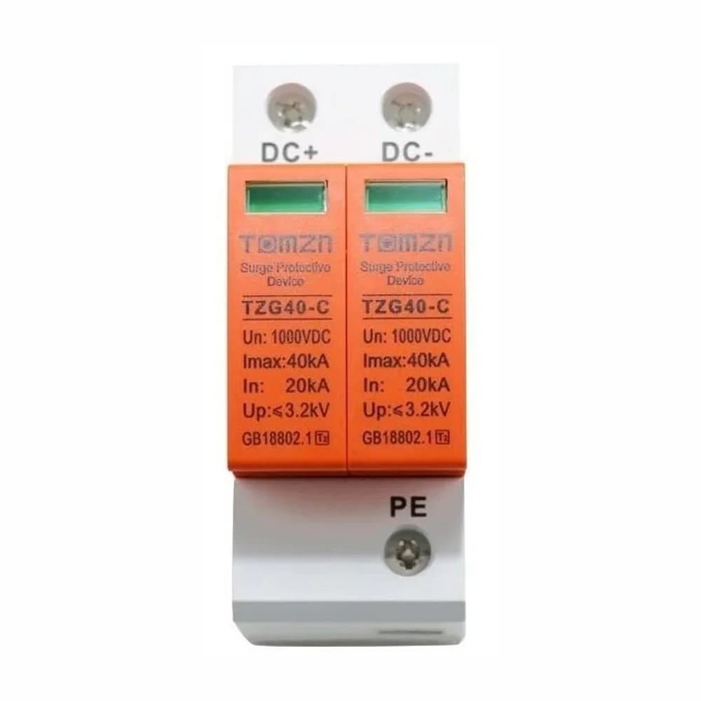 Dps Dispositivo Proteção Surtos Dc Cc Solar Eolico 1000v