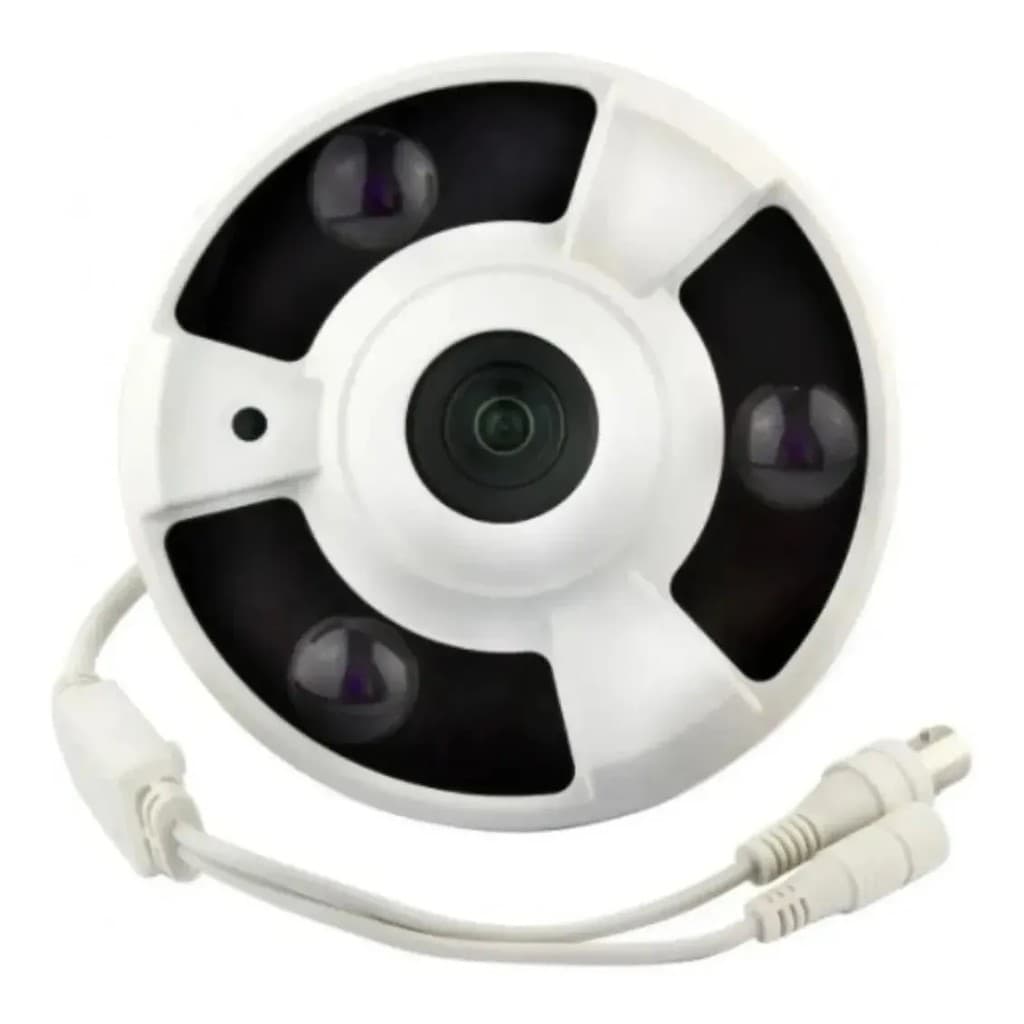 Camera Infra Panoramica Hd 360 Full Hd Lente Olho De Peixe