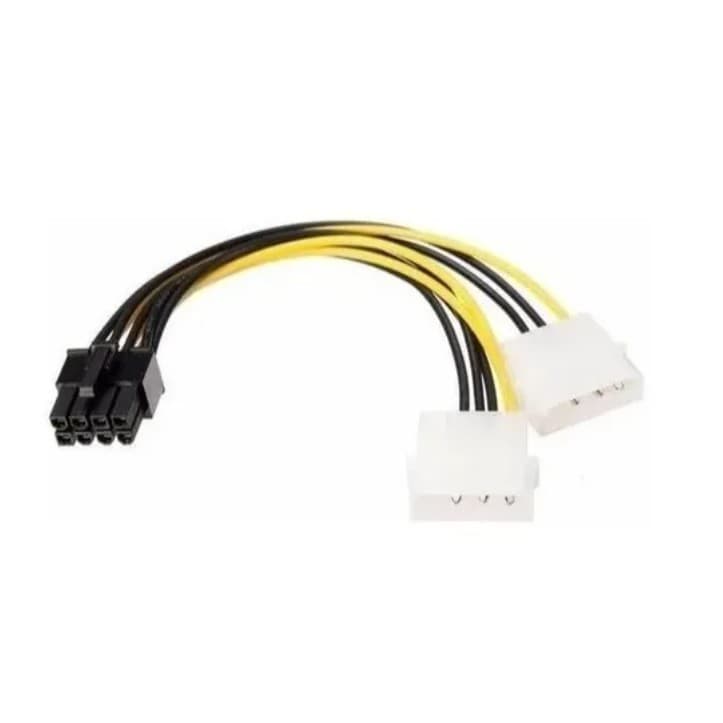 Cabo Adaptador 8 Pinos P/ 2 Sata (molex) C/ 18cm Dex - Cm-12