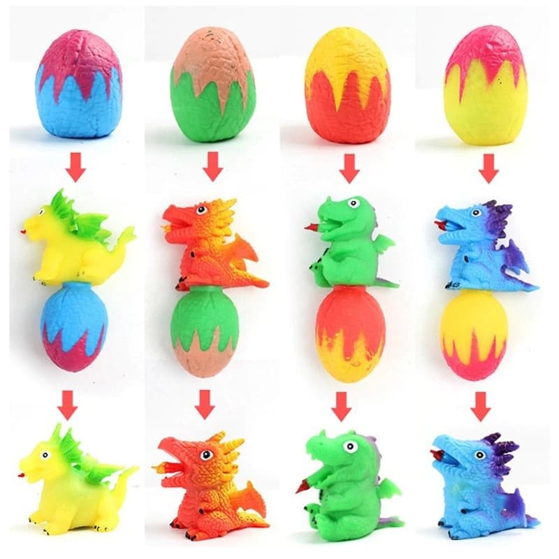 Ovo Dragão Cute Cute Pets Flip Gift Box Squises Figet Toys Squish de Apertar