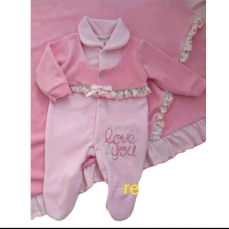 Saída de Maternidade Bebê Menina Luxo