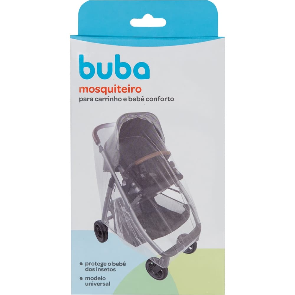 Mosquiteiro Para Carrinho E Bebe Conforto Bebê Proteção De Insetos Buba Mosquito
