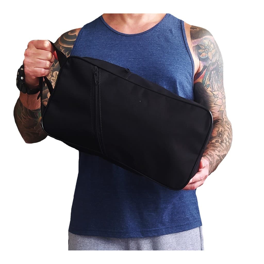 Bolsa De Mão Porta Chuteira Tênis Básica Toda Lisa Com Bolso