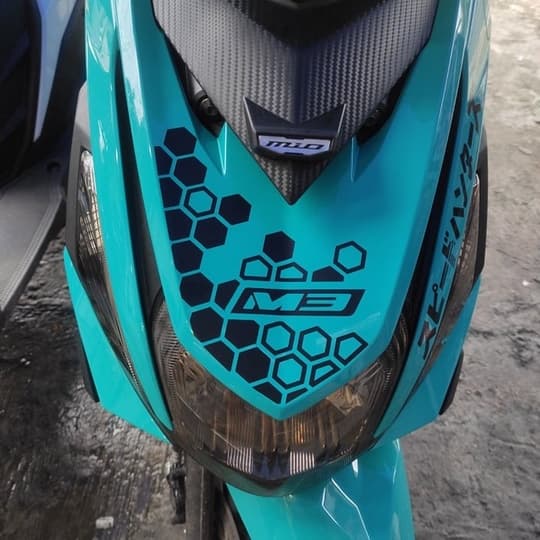 Decalques Frontais Honey Bee Para Yamaha Mio M3