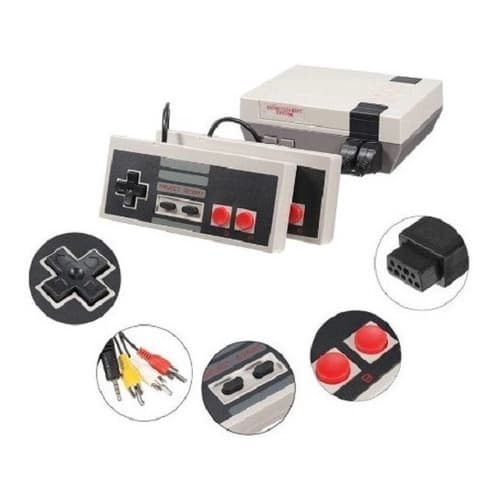 Video Game 8 Bits Retro Com 2 Controles 620 Jogos Clássicos
