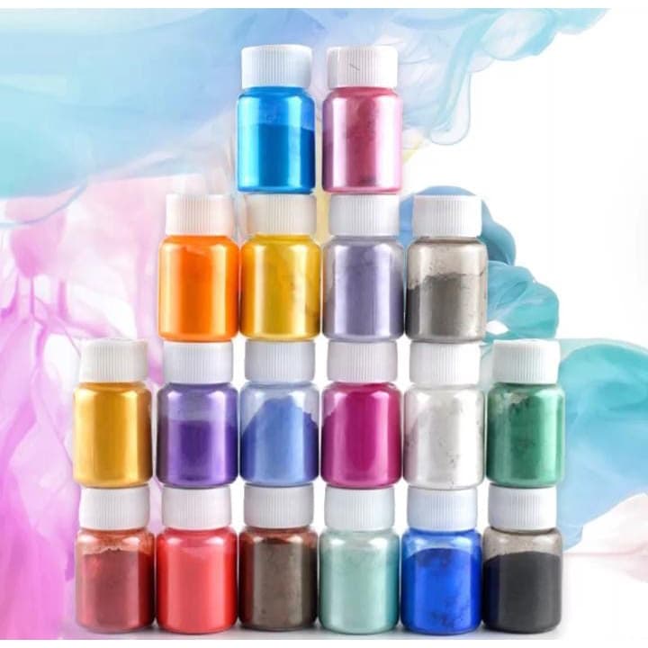 Pigmento para Resina Epóxi - Pó Mica Pownder Perolado