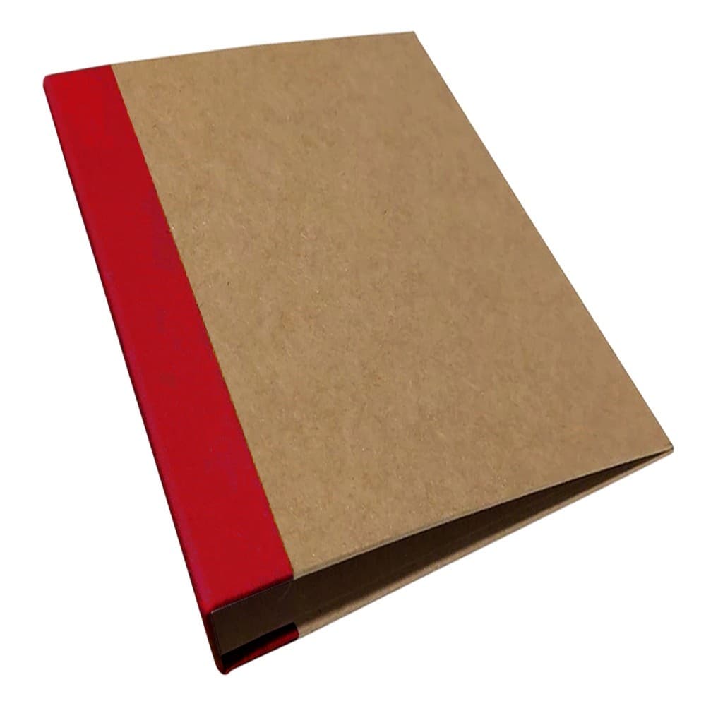 Álbum D-Ring - A4 - Vermelho e Kraft