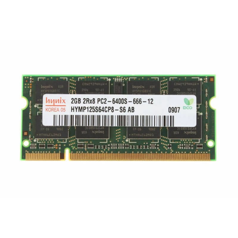 Hynix 2GB/2RX8 DDR2 800MHz PC2-6400S 666-12 SO-Mim Laptop De Memória 200Pin RAM