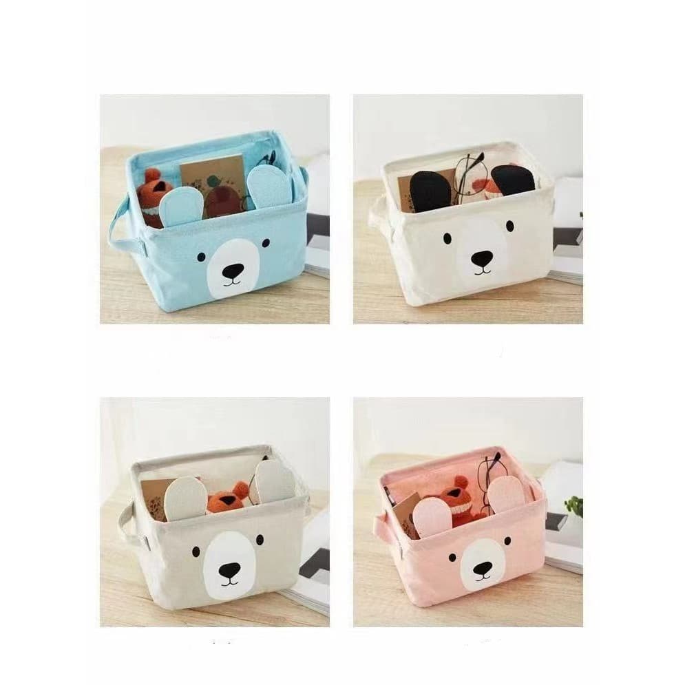 Organizador Bancada Multiuso Porta Treco Com Alça Ursinho