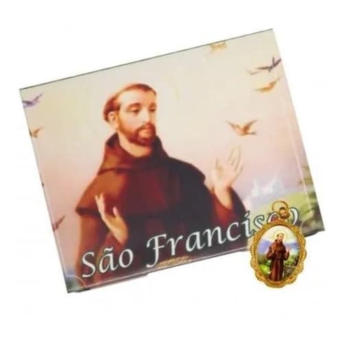 Kit Cartões com Medalha de São Francisco de Assis