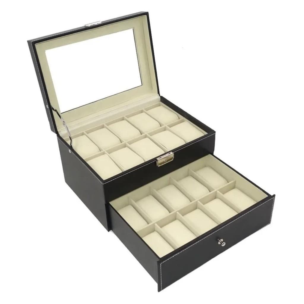 Porta Relógio Couro P/20 Unidades