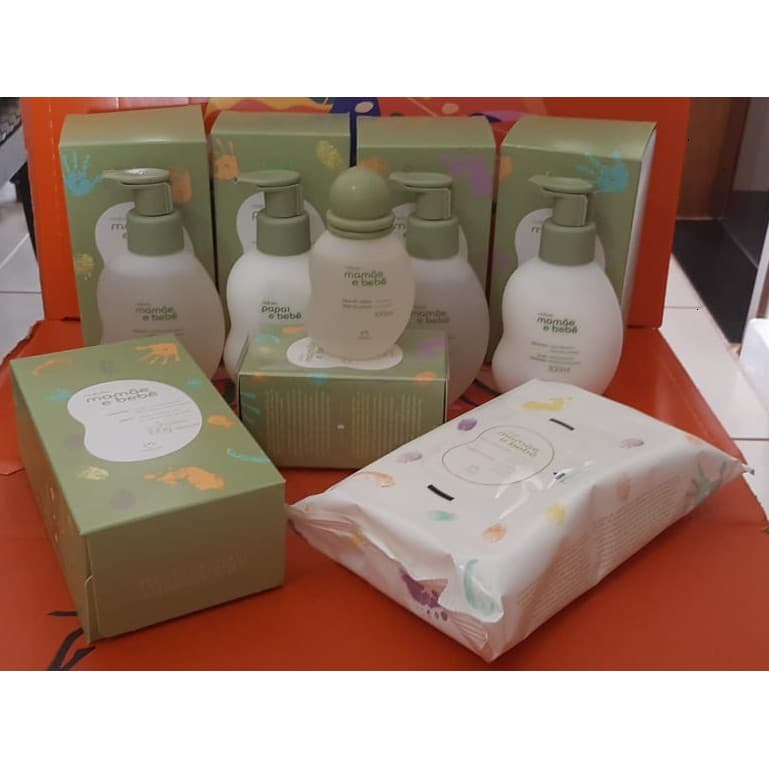 Kit Mamãe E Bebê Natura Completo com 7 itens